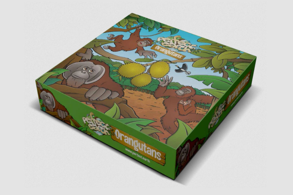 Featured image for “Perfect Earth: Orangutans – een bordspel met een missie”